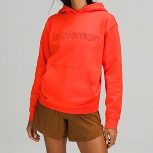 Lululemon orange All Yours Hoodie